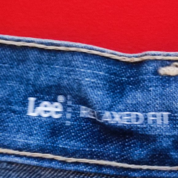Lee relaxed fit straight leg blue women's size 10 medium - Picture 6 of 8